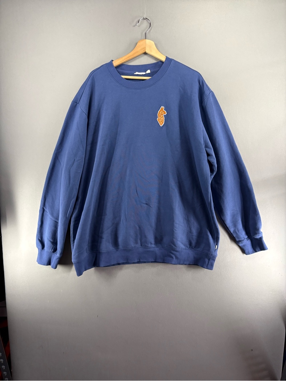 Cotopaxi Men Lava Llama Crew Sweatshirt Size XXL Blue Pullover